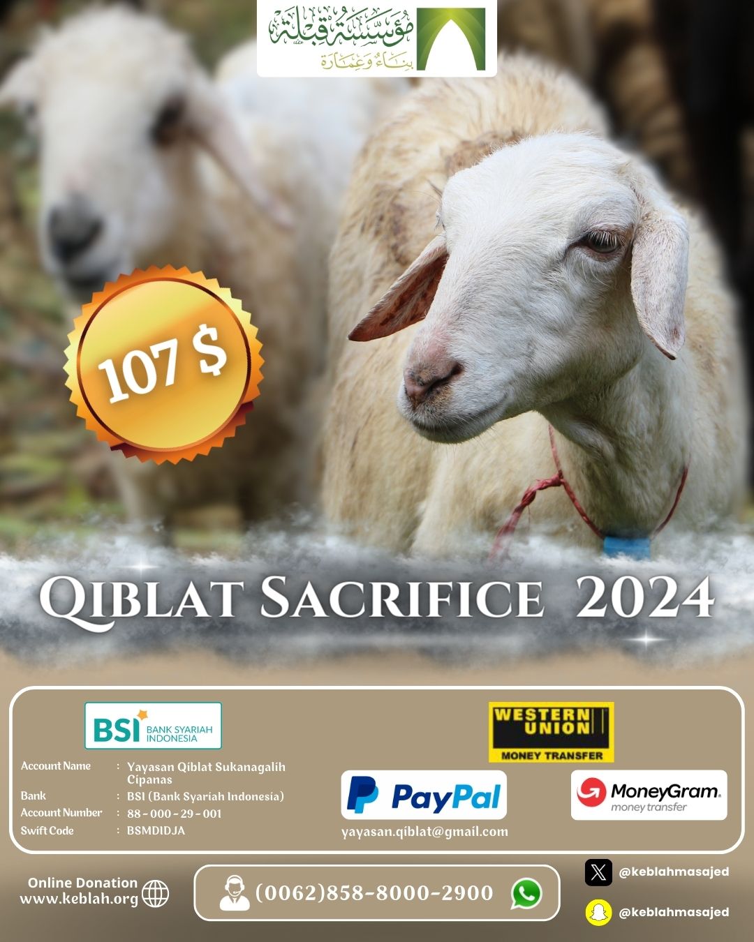 Qiblat Sacrifice 1445 H